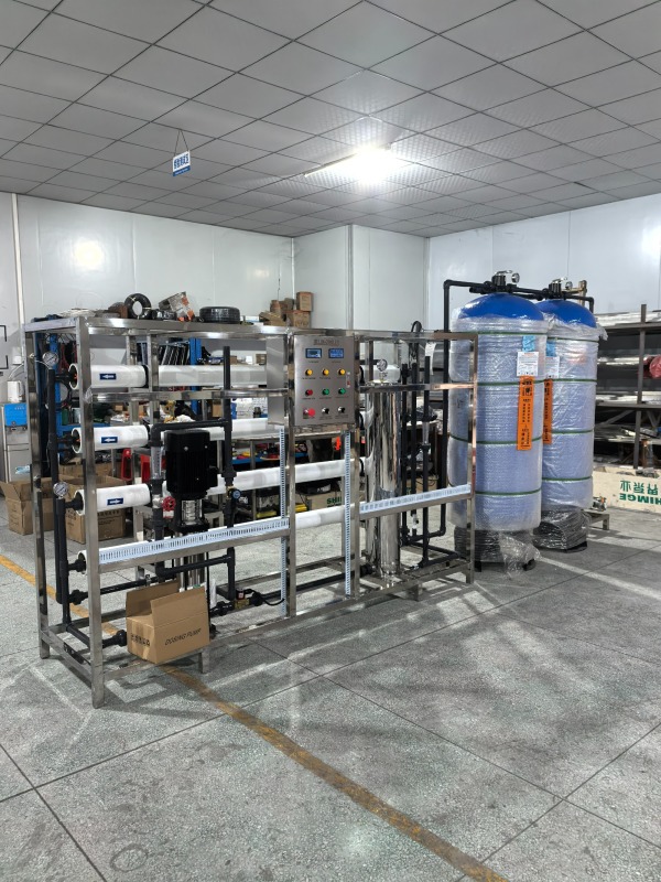 Sistema RO padrão compacto e eficiente de 2000 LPH para purificação confiável de água